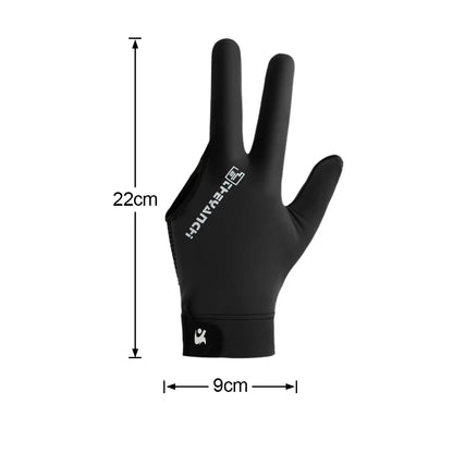 Pool Player Gloves Comfortable Billiard Glove 3 Finger Pool Gloves Lightweight Pool Table Glove