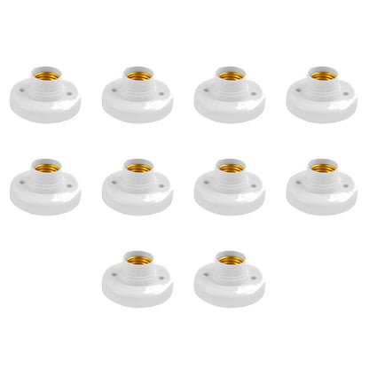 220V E27 Screw Cap Socket Ceiling Light Fixing Base Adapter Light Bulb Holder Energy Save Desk Lamp Holder Lighting Accessories