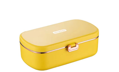 Electric Lunch Box Portable Food Warmer Water-Free Bento Box Stainless Steel Food Warmer Office Food Lunch Box Electric Heater