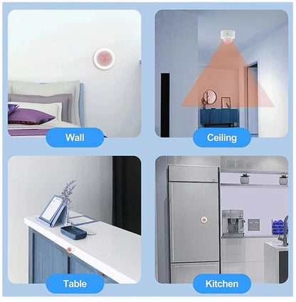 Tuya Zigbee Human Motion Sensor Smart Home PIR Motion Sensor Infrared Detector Security Smart Life Works With Alexa Need Gateway