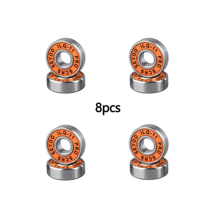 8PC bearings ILQ-11 high-speed bearings are suitable for skateboard, longboard, inline roller skates, and ice skates with low noise