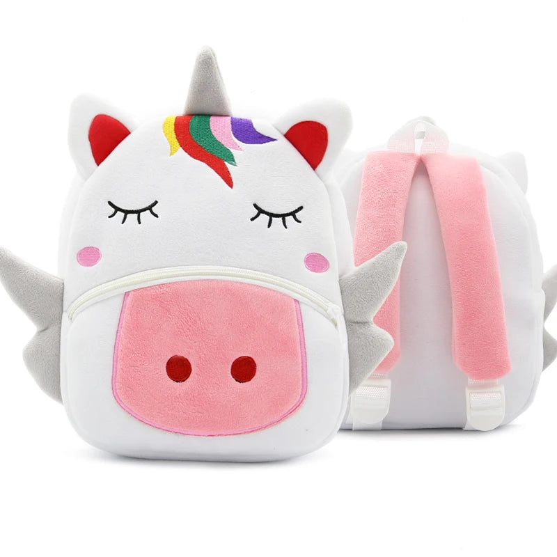 Cartoon Cute Plush Backpack Animal Backpack Boy Girl School Backpack Outing Leisure Bag