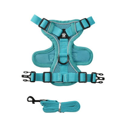 Arnés y correa para gatos para perros pequeños, reflectante, ajustable, para exteriores, para cachorros y gatitos, dispositivo de tracción, entrenamiento táctico, suministros para mascotas