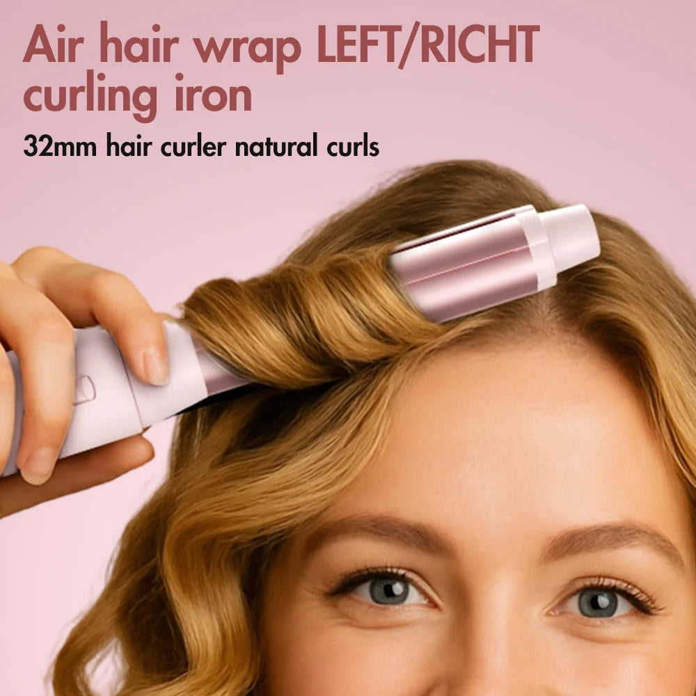 5-in-1 detachable hair dryer brush styling system, fast drying, curling, smoothing, and styling, automatic curling iron