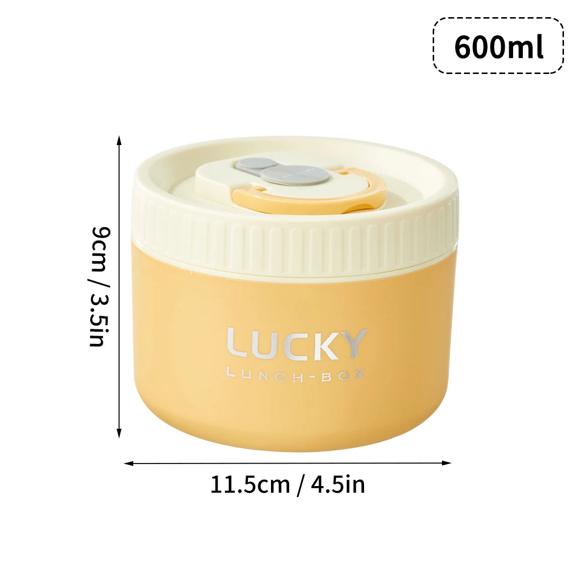 WORTHBUY Portable Insulated Lunch Box 304 Stainless Steel Bento Box With Cutlery&Thermal Bag Microwave Leak-proof Food Container