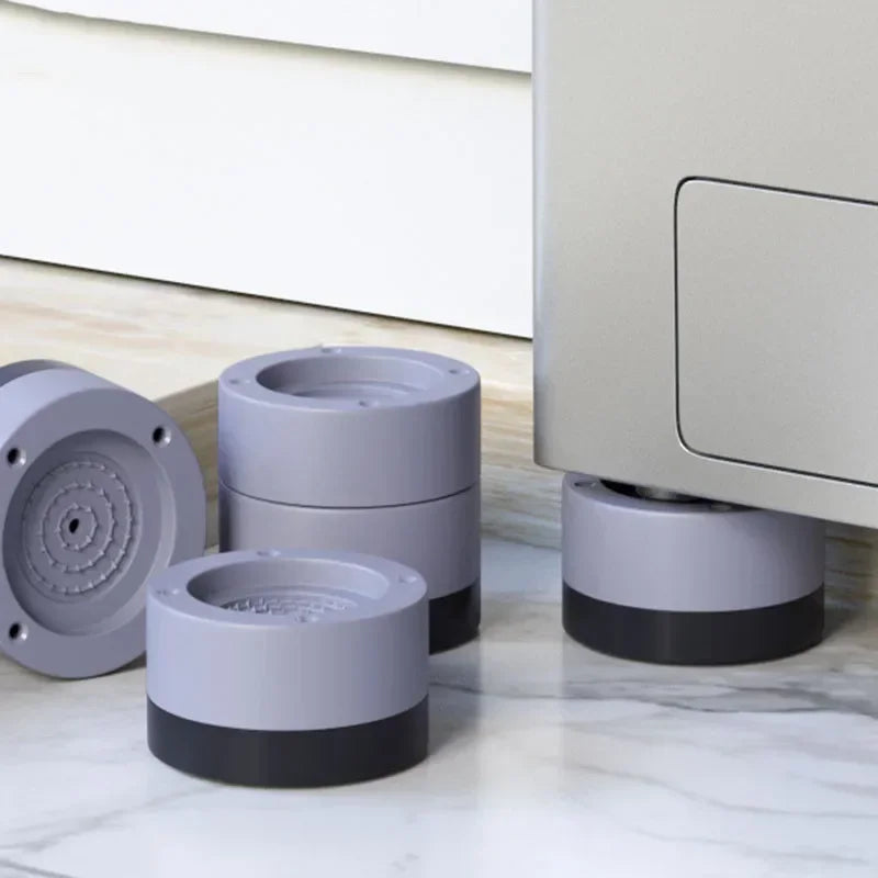 4Pcs, Anti Vibration Feet Pads, Rubber Legs, Slipstop, Silent Skid Raiser Mat for Washing Machine, Support Dampers, Stand Accessories