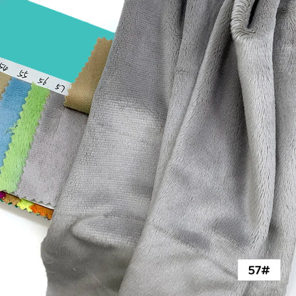 45x50cm 34~66# Plush Fabric For Sewing 5mm Pile Length 100 Polyester Hair Material For Popular Cotton Dolls DIY Handmade Fabric