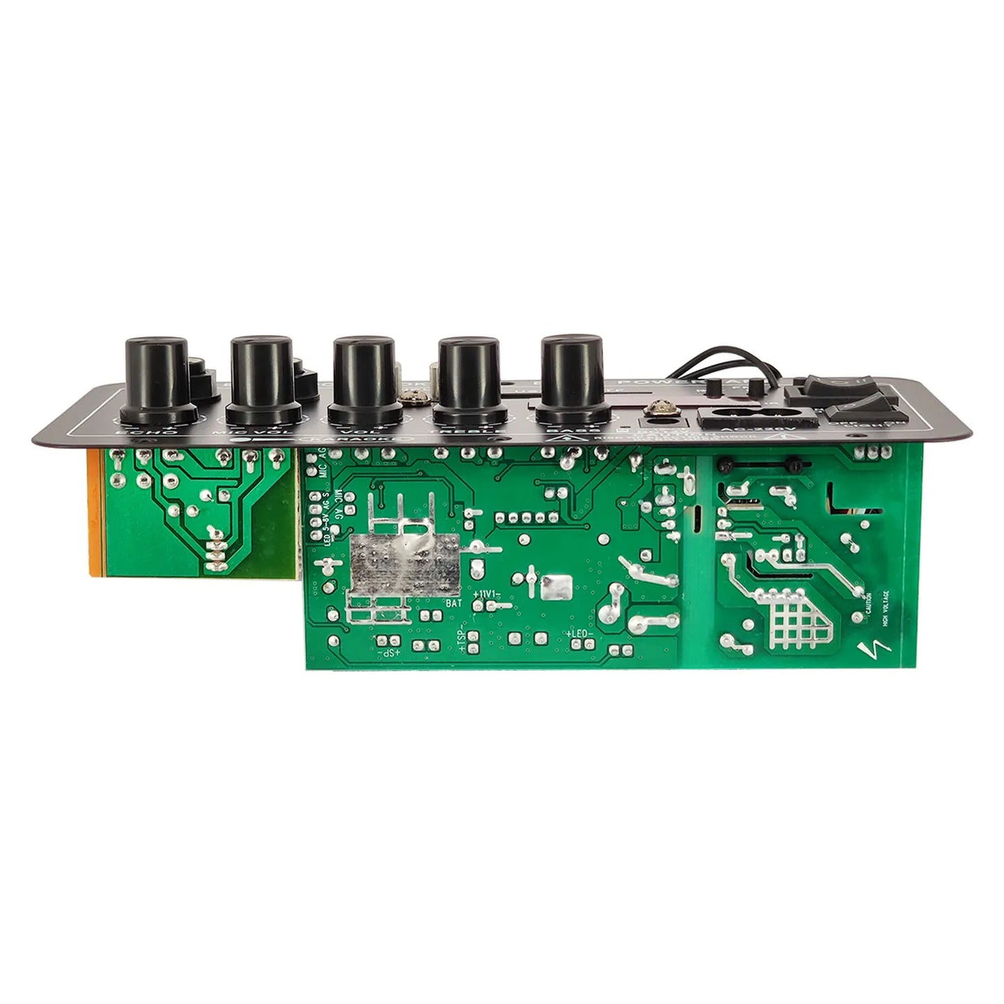 Woopker Power Amplification Board D10C BT 5.0 Dual Microphone Subwoofer Battery Rechargeable Digital Amplifier Board Karaoke