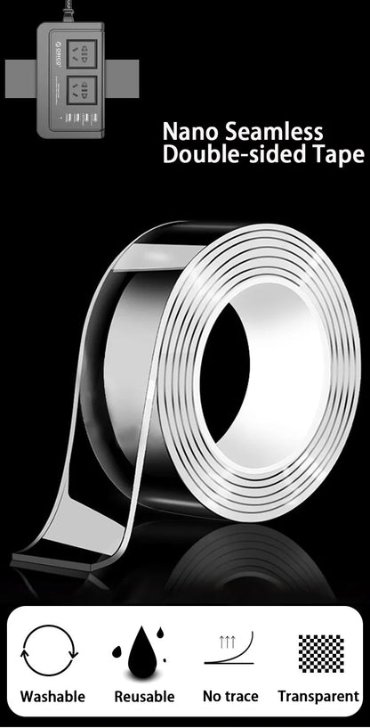 Nano Tape Extra Strong Double-sided Adhesive Tape, Waterproof Transparent Decorative Tape, Thickened Reusable Tape Tools For Home