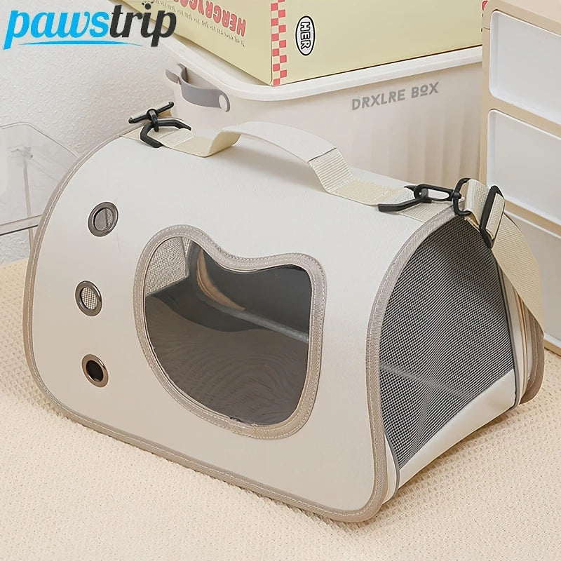 Portable Pet Carrier Bag for Small Dogs Cats, Outdoor Foldable Cat Bag, Breathable Cat Shoulder Bag, Kitten Carrying Bag