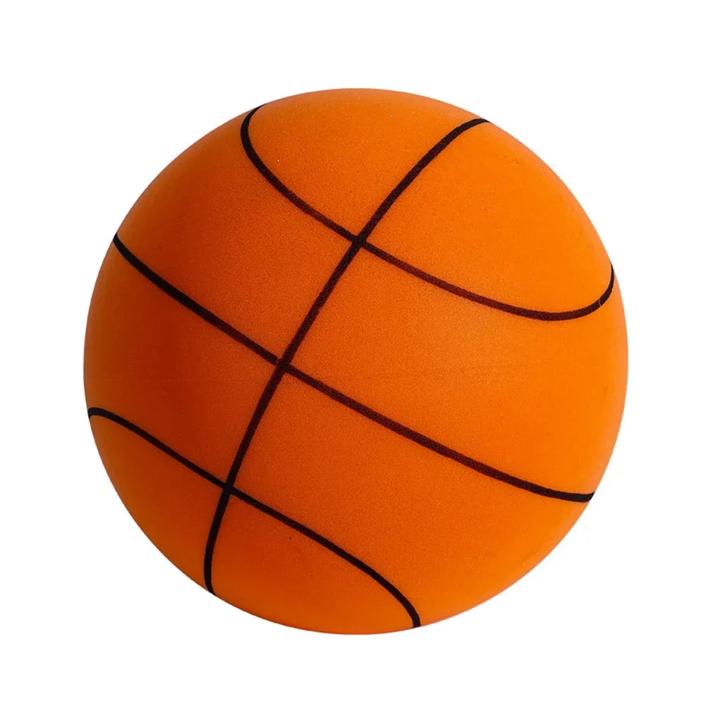 Mute Silent Basketball Diameter 18/21/24 CM Indoor Silent Skip Ball Squeezable Silent Child Sports Toy Game Bounce Basketballs