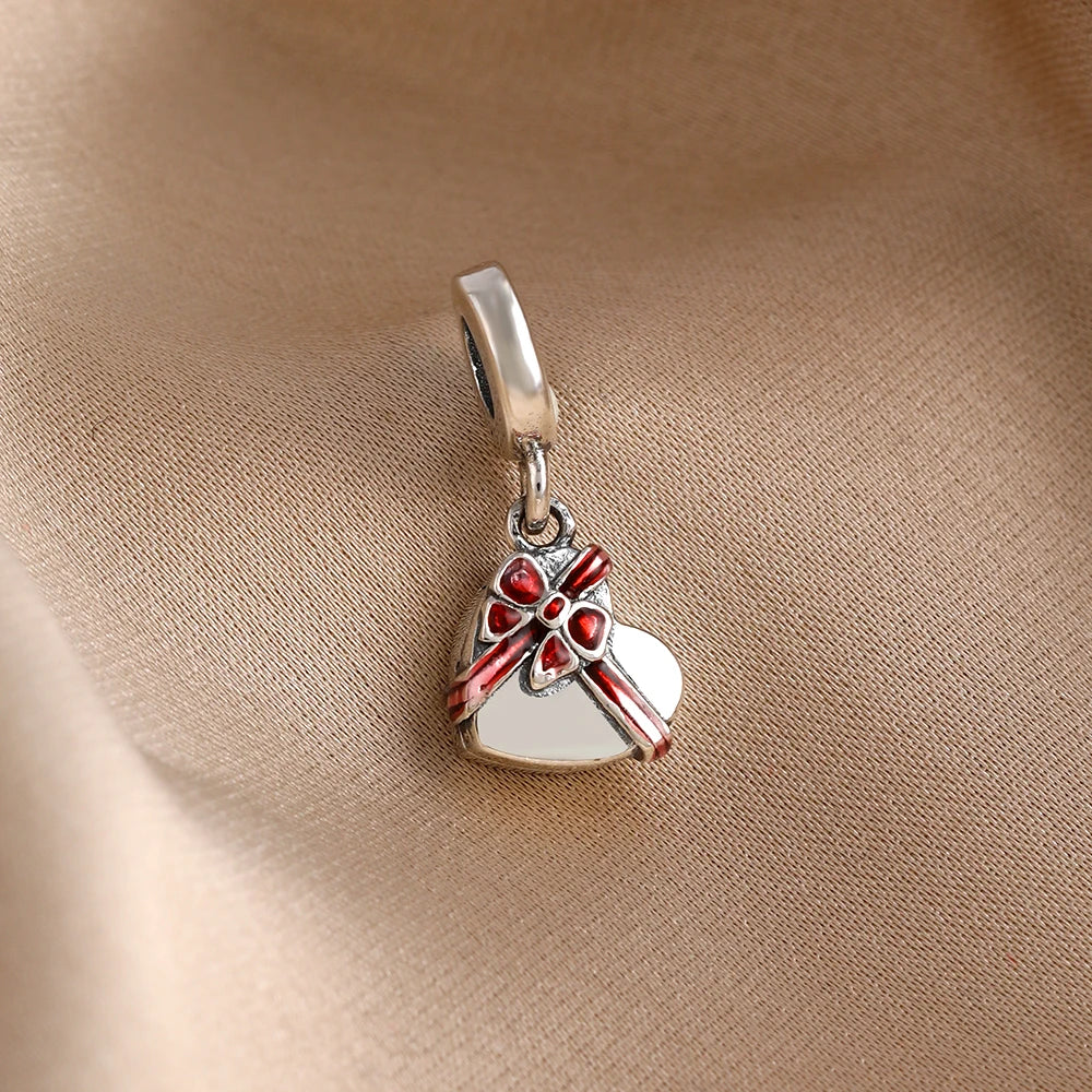 Hot selling 925 Silver Cake Cup Dog Claw Gift Box Pendant Beads, Fit DIY Women's Jewelry Accessories with European Bracelets