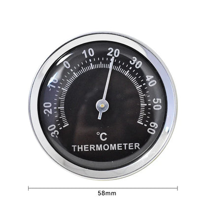 Mini Stainless Steel Thermometer Hygrometer, Street Thermometers, Thermo-Hygrometer Measuring Instruments Tool for Home Supply