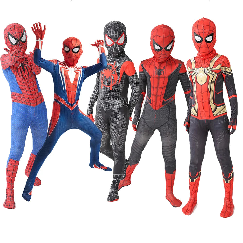 Disfraz oficial de Spider-Gwen Zentai para adulto - Mono de spandex con capucha con máscara de spandex para poner
