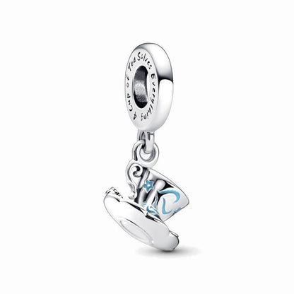 Hot Selling 925 Silver Pink Cake, Dog Paw, Luggage, Cup Bead Pendant Suitable for European Original Bracelet DIY Exquisite Jewelry