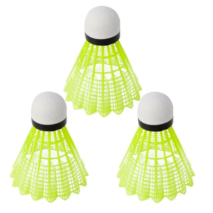 Nylon Badminton Shuttlecocks with Great Stability Durability, Indoor Outdoor Sports Training Balls