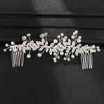 New Crystal Flower Headband Ribbon Bow Hairband for Bride Wedding Hair Accessories Pearl Head Flower Headbands Women Headwear