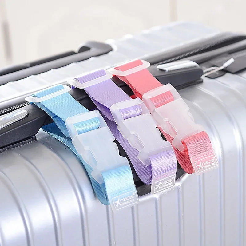 1/2Pcs Adjustable Luggage Straps Accessories Hanging Buckle Straps Suitcase Bag Straps (New and old logos shipped randomly)