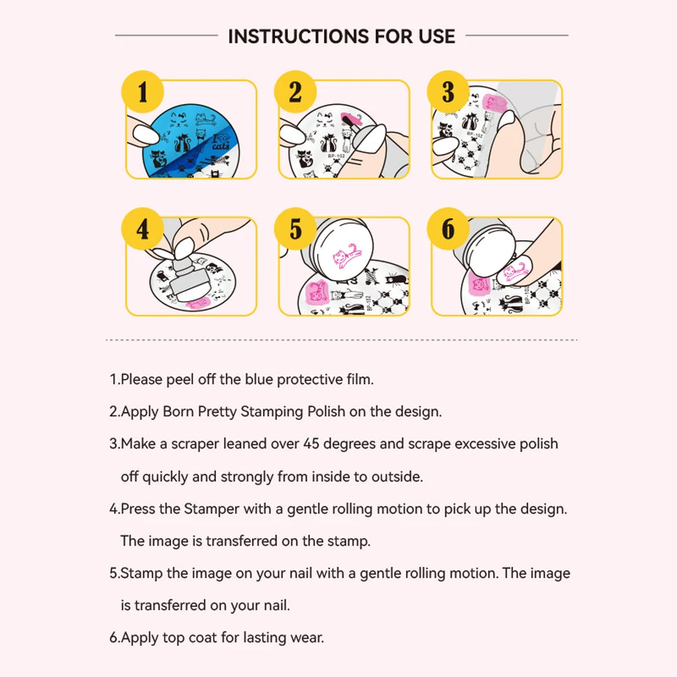 BORN PRETTY Bridal Lace Nail Art Templates Butterfly Flower Leaves Geometry Stamping Plates DIY Image Printing Stencil Tools