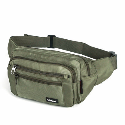 Waist Pack, Casual Functional Fashion Men Waterproof Fanny Pack, Women Belt Bum Bag, Male Phone Wallet Pouch Bags, Unisex 98011