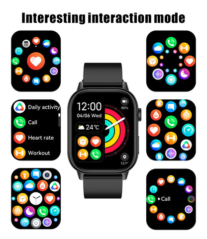 NEW Fashion Built-in 6 Stars GPS Position Smart Watch, Women 2.01'' AMOLED HD Screen IP68 Waterproof Sport  Bracelets For Ladies