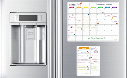Magnetic Calendar For Fridge Monthly Weekly Planner Calendar Table Dry Erase Whiteboard Fridge Sticker Message Board Menu