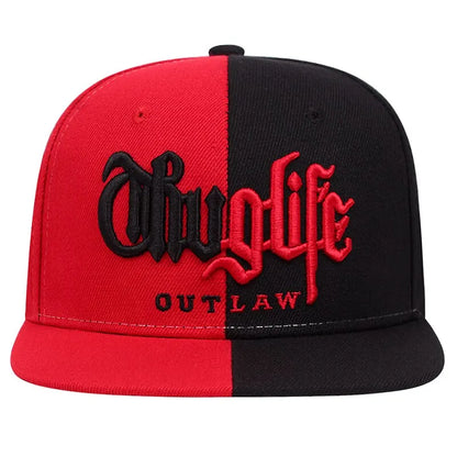 1 Pcs, Fashion Fastball CAP, Thuglife Embroidery Hiphop Baseball Cap, Snapback Hat, Adult Outdoor Casual Sun, Casual Bone Adjustable