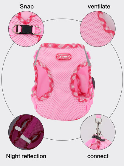 1pc Dog Harness, Anti-Pull, Pet Harness, Adjustable, Easy to Control, Suitable for Small, Medium Dogs