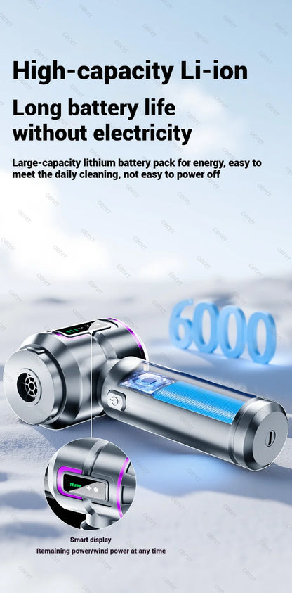 NEW Car Vacuum Cleaner, 998000PA Mini Cordless Powerful Portable Car Vacuum Cleaner for Home, Handheld Blower Car Cleaner