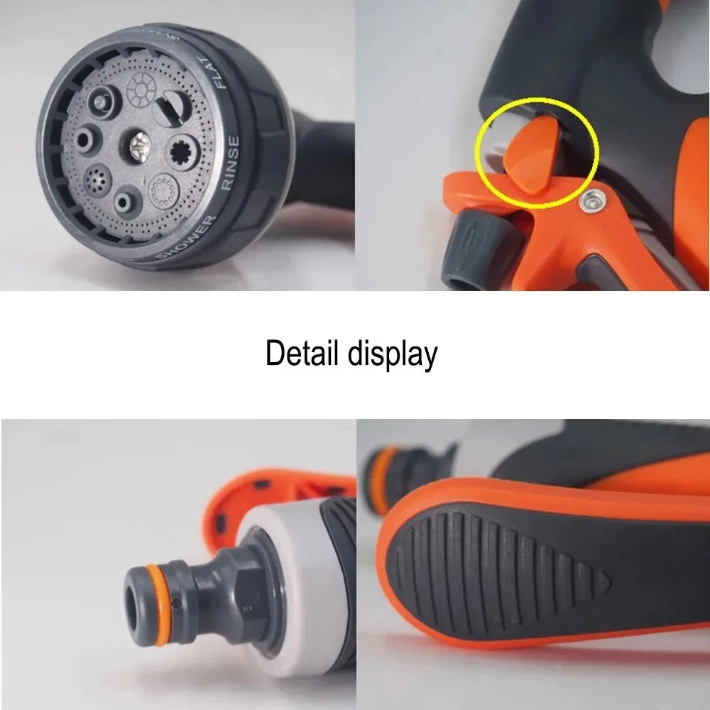 Watering gun, sprinkler head, garden watering tool, vegetable watering, gardening, household water pipe, hose