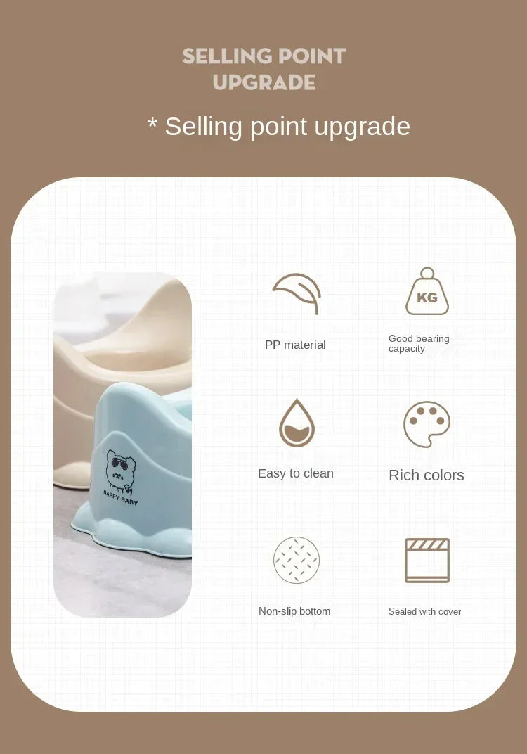 Baby Potties & Seats Kids Toilet Training ThickenedBoys Girls Pot Infant Urinal Basin Smooth PottyStoo TravelToilet Outdoor