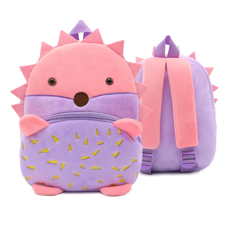 Cartoon Cute Plush Backpack Animal Backpack Boy Girl School Backpack Outing Leisure Bag