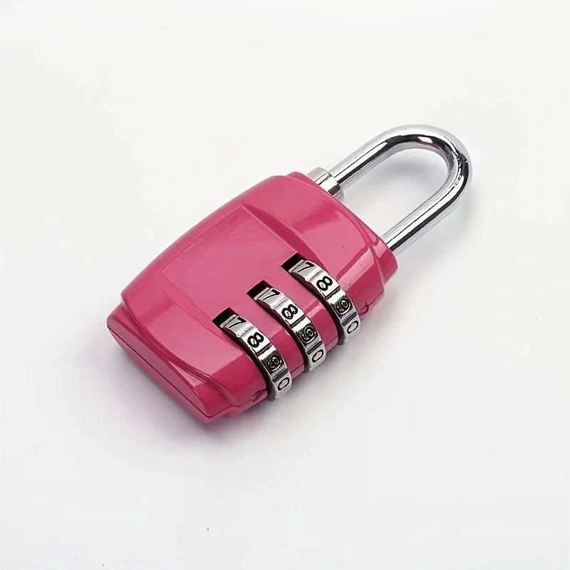 7 Colors Digit Password Lock Combination Suitcase Luggage Metal Code Password Locks Padlock Travel Safe Anti-Theft Color Locks
