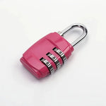 7 Colors Digit Password Lock Combination Suitcase Luggage Metal Code Password Locks Padlock Travel Safe Anti-Theft Color Locks