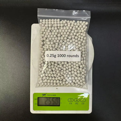 1000 Rounds Airsoft BBs 6mm 0.25g/0.3g Paintball BB Bullets Strikeball for Airsoft Shooting Practice Plastic Ammunition