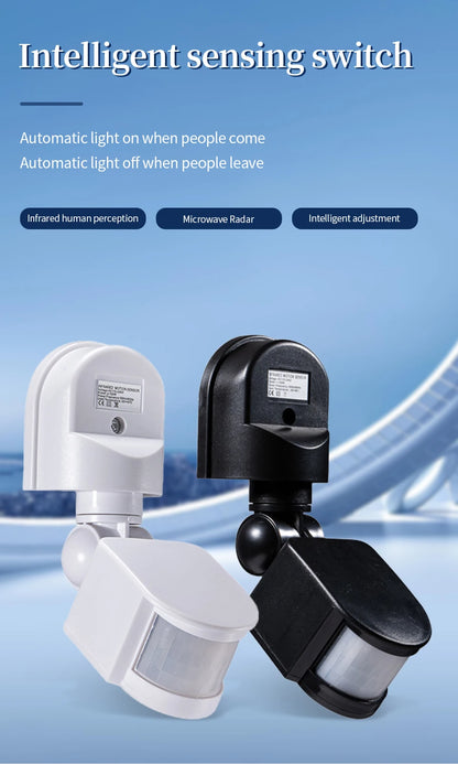 PIR Motion Sensor 220V 110V 12V Automatic Infrared Light Sensor Movement Detector Outdoor LED Light Switch Human Presence Sensor