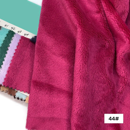 45x50cm 34~66# Plush Fabric For Sewing 5mm Pile Length 100 Polyester Hair Material For Popular Cotton Dolls DIY Handmade Fabric