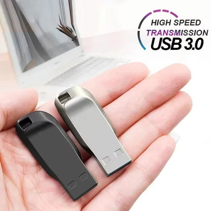 New Flash Drive 2TB USB 3.0 Mini High Speed Metal Pendrive 1TB 512GB Stick Portable Drive Waterproof Memoria Storage U Disk
