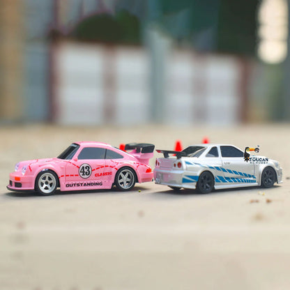 New RC Drift Car, Upgraded Gyro 1/43 Racing RTR 4WD Four-wheel Drive High Speed Radio Control Model 2.4g, Drift Race Car Mini Gift
