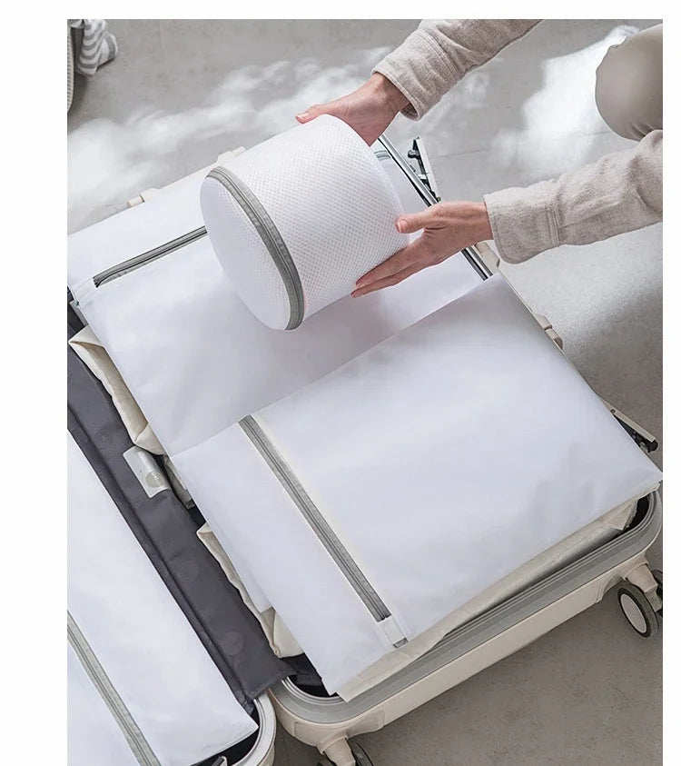 Fine Net Laundry Bag, Clothing Care Washing Machines Dirty Laundry Basket, Travel Shoes Mesh Bags, Woman Bra Clothes Organizer