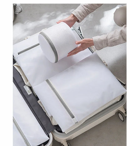 Fine Net Laundry Bag, Clothing Care Washing Machines Dirty Laundry Basket, Travel Shoes Mesh Bags, Woman Bra Clothes Organizer