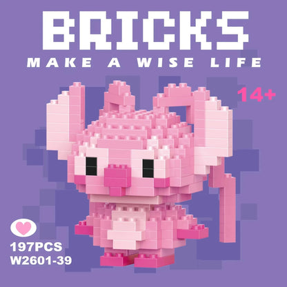 building block toys are luxurious models, suitable educational DIY games, cartoon anime games, building block lovers' desktop