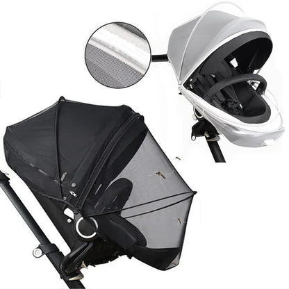 Zipper Type Fly Protection Accessories Children Crib Summer Mesh Carriage Full Cover Mosquito Net Baby Stroller Trolley Netting