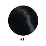 Deep Wave Drawstring Ponytail, Human Hair Ponytails, #1B Natural Black Curly Clip In Hair Extensions For Daily Cosplay, 1 Piece