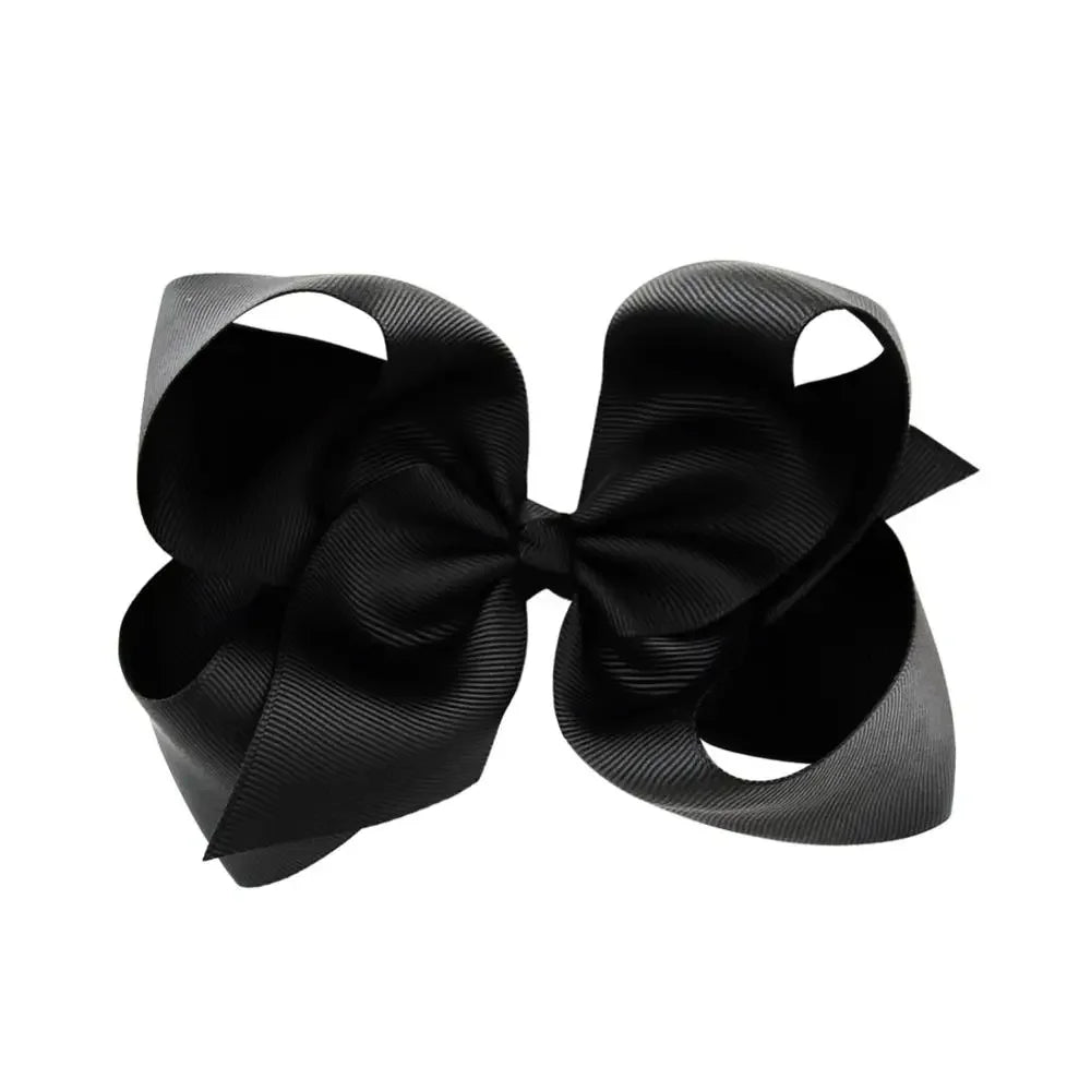 1PC Grosgrain Ribbon Solid Color Hair Bows Clip Girls Hair Clips Hairpins Barrettes Kids Baby Hair Accessories Wholesale