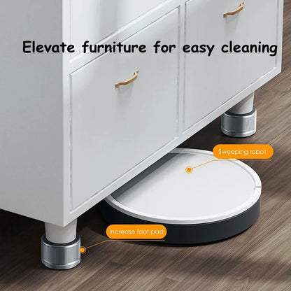 2/4Pcs, Metal Furniture Leg Booster Pad, Bed Riser, Height Adjustable Sofa Feet, Washing Machine Leg Cusion