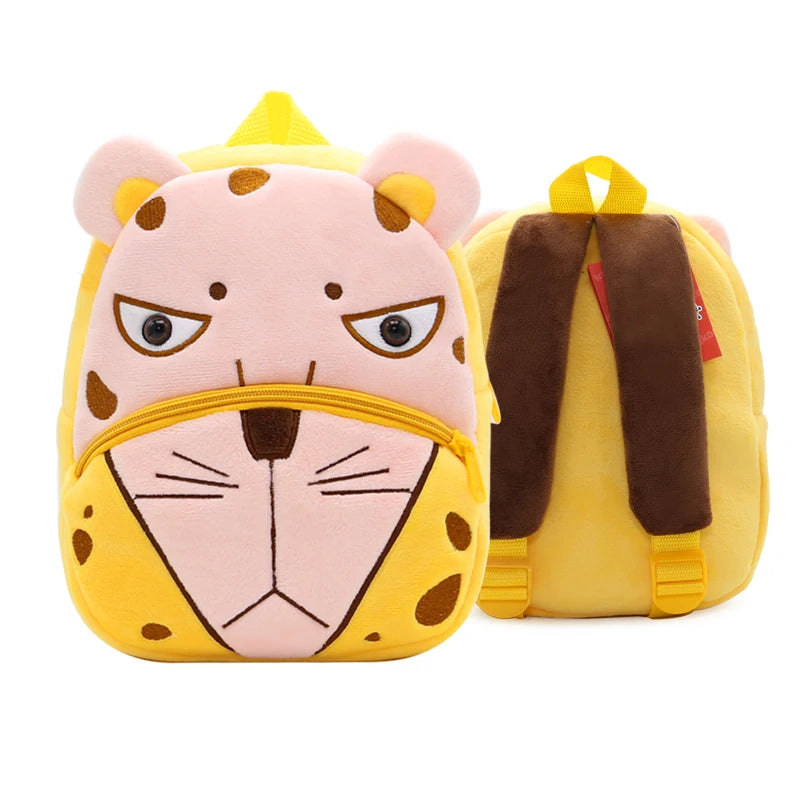 Cartoon Cute Plush Backpack Animal Backpack Boy Girl School Backpack Outing Leisure Bag