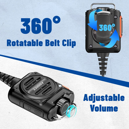 BaoFeng Walkie Talkie BF-780 2 Pin PTT Speaker Mic for Quansheng UV-K5 K6 Baofeng UV-5R BF-888S UV-5RH 21 17 PRO HAM Radio