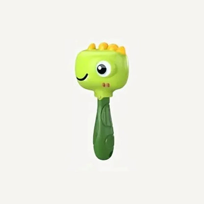 Cartoon Rattle, Newborn Sensory Grasp Toy, Chew-Safe Early Ed Handbell for Xmas & Bday Bite and Chew Toy Festival Gifts