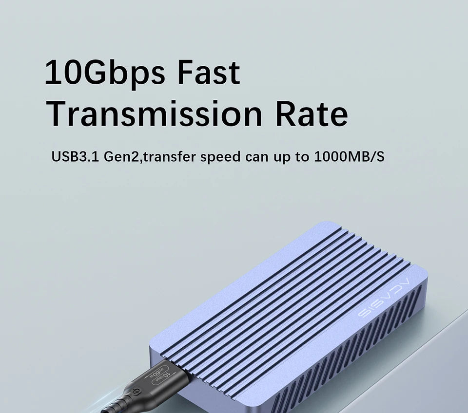 USB3.2 USB3.1 Gen2, 10Gbps Cable, USB-A to USB Type C Cable, 3A 60W Fast Charging, 10G Data Transfer Cord, USB-C for SSD Hard Disk